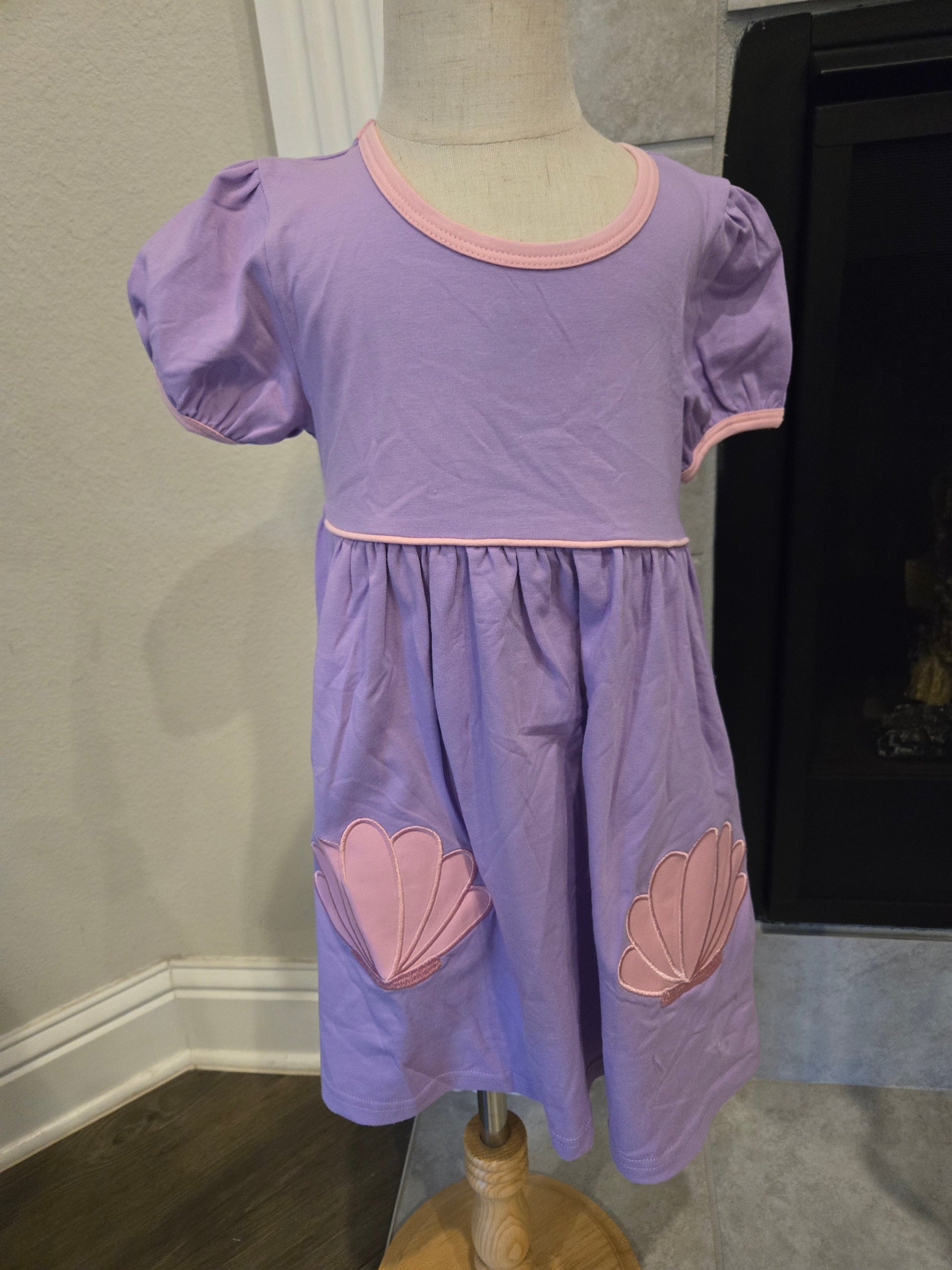 Purple and Pink Seashell Dress Scout and Holland