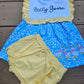 Silly Goose Blue and Yellow Bloomer Set Scout and Holland