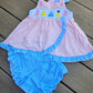 Pink Princess Dresses Shorts Set Boyis