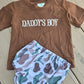 Daddy's Boy Hand French Knot Bloomer Set Ambabie