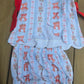 Bear Red Bow Swing Back Bloomer Set Scout and Holland