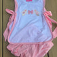 Pink Ballet Slipper Dots Apron Bloomer Set Scout and Holland
