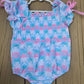 Watercolor Crab Stripes One Piece Swimsuit Scout and Holland