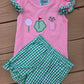 Hazel BluePink and Green Gingham Golf Shorts Set Posh Petites