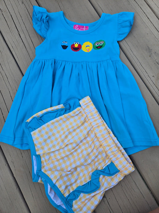Blue Character 28 Girl Short Set Scout and Holland