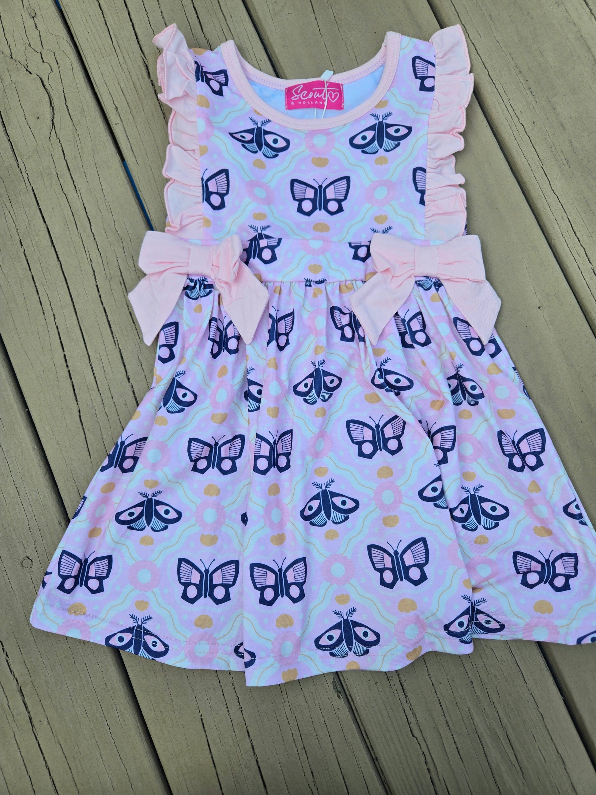 Pink Butterfly Kisses Dress Scout and Holland