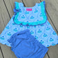 Blue Lotus Flower Bloomer Set Scout and Holland