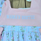 Mama's Bestie Pink Striped Florals Skirted Romper Scout and Holland