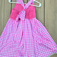 Hot Pink Gingham Princess Pumpkin Carriage Dress Scout and Holland