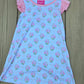 Dainty Pink Roses Angel Sleeve Dress Scout and Holland