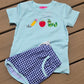 Blue Worm Back to School Short Set Scout and Holland
