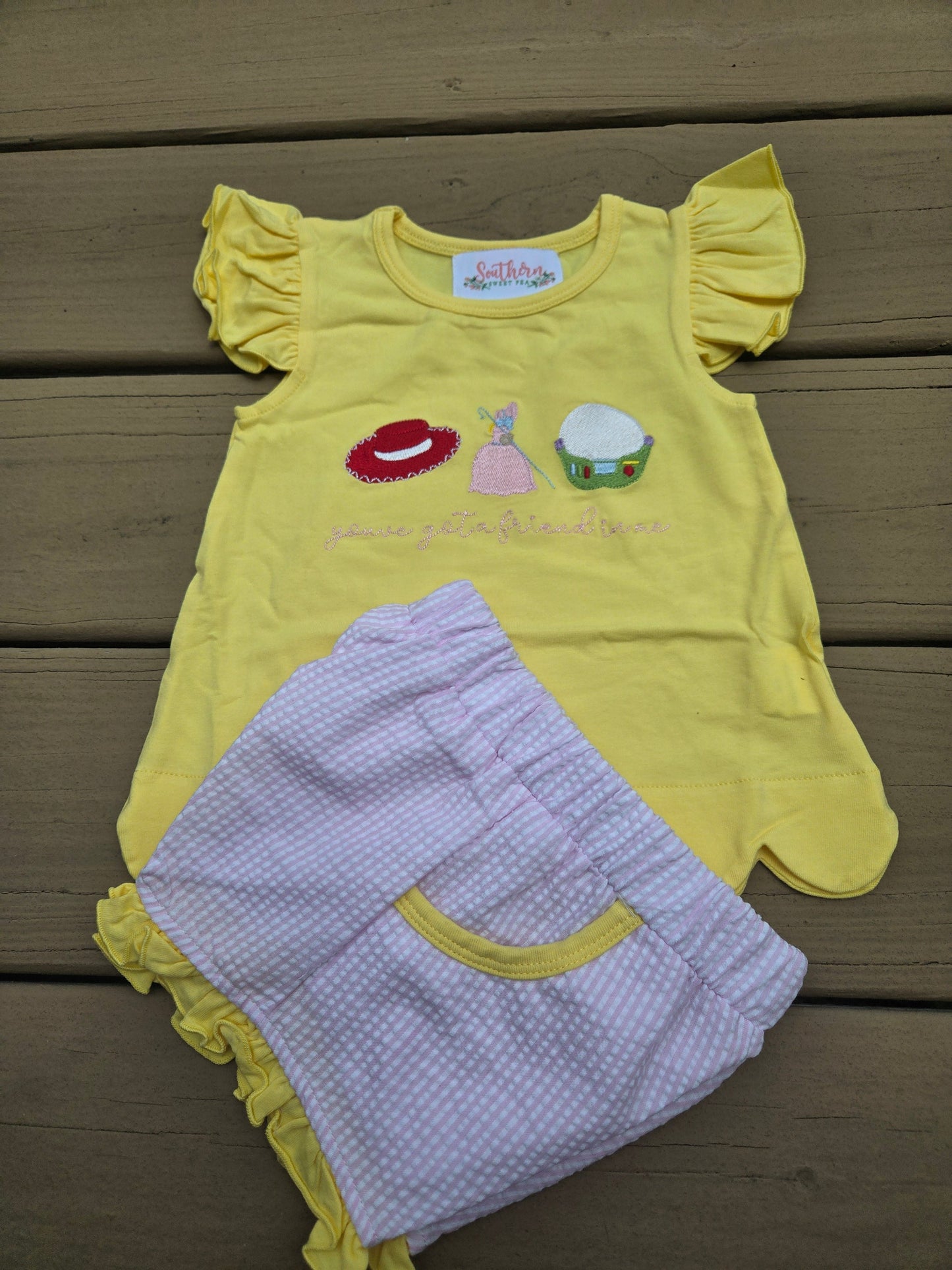 You've Got a Friend in Me Girl Short Set Boyis