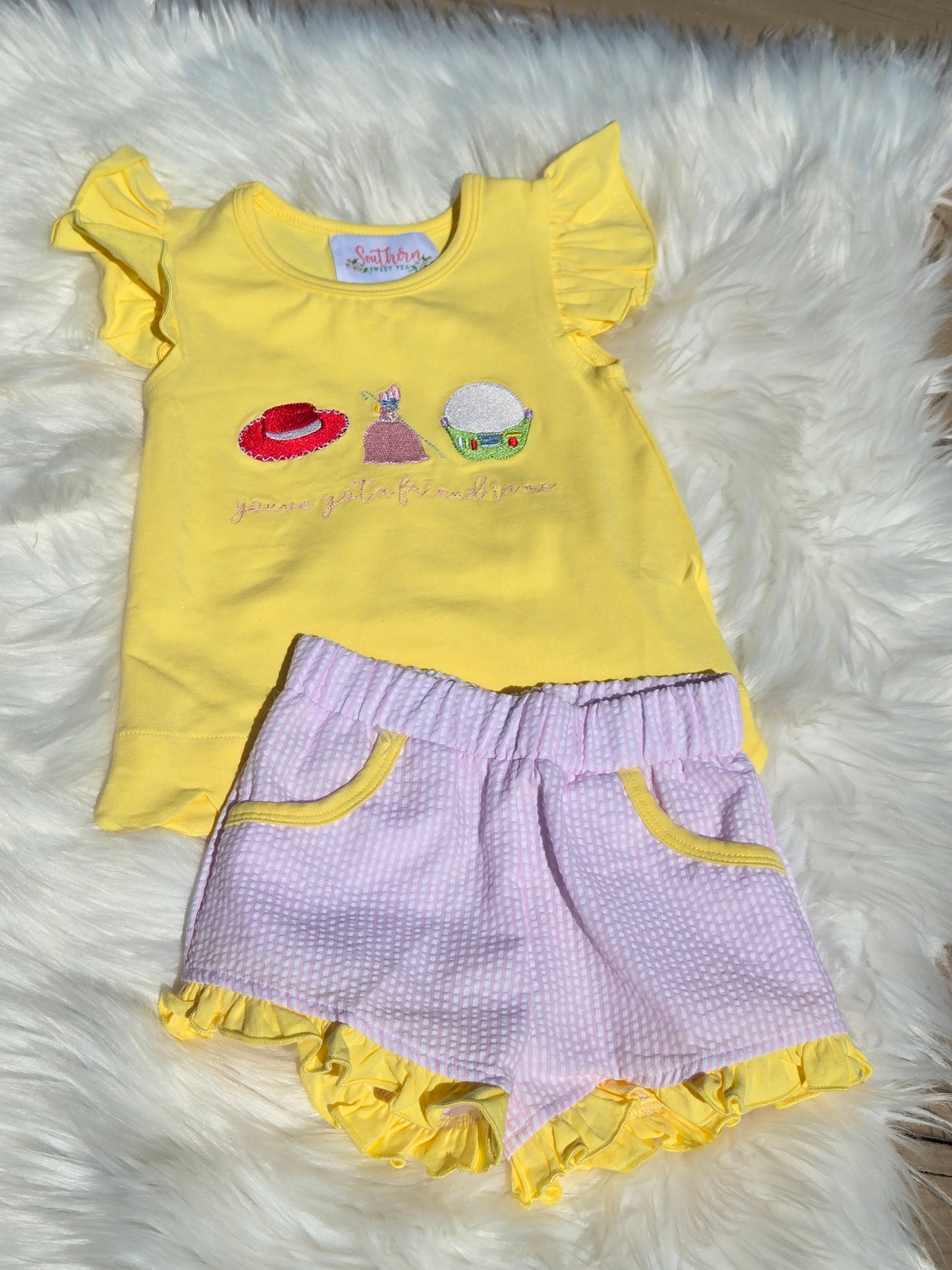 You've Got a Friend in Me Girl Short Set Boyis
