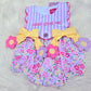 Jesus Loves Me Purple Floral Romper southernsweetpea