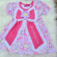 Jesus Loves Me Purple Floral Dress Scout and Holland