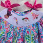 Handsmocked Christmas Paradise Bubble Ambabie