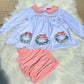 Christmas Wreath Trio Bloomer Set Scout and Holland
