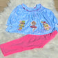 Blue Gingham Nutcracker Pants Set Honeydew