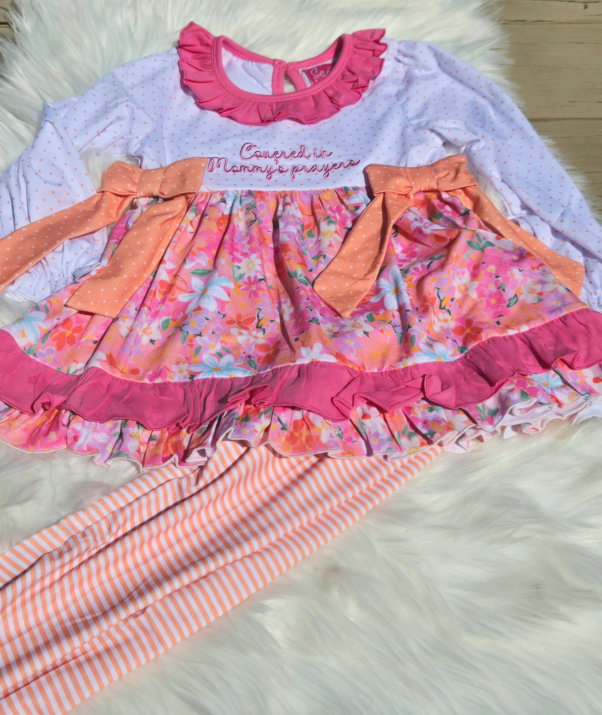 Covered In Mommy's Prayers Pants Set Scout and Holland