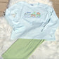 Blue Stripe Nutcracker Boys Pants Set Honeydew