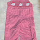 Red Gingham Santa Hand Smocked Long Jon Dovie Jane