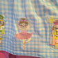 Blue Gingham Nutcracker Pants Set Honeydew