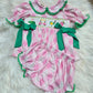 Spring Golf Embroidered Baby Girls Smocked Bow Bloomer Set Rylee Faith