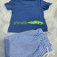 Later Gator Blue Boy Shorts Set Casually Kate