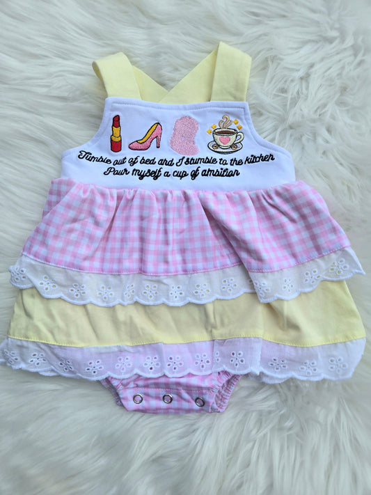 Pour myself a Cup of Ambition Skirted Bubble Little Reese and Co