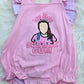 Icky Sticky Bubblegum Romper Three Sisters and a Kid