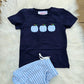 Blue Pumpkin Applique Coquette Collection Boyis