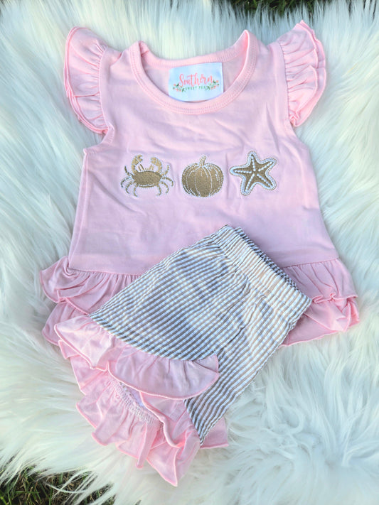 Coastal Fall SSP exclusive Girl Short Set Collection- Eta August Boyis