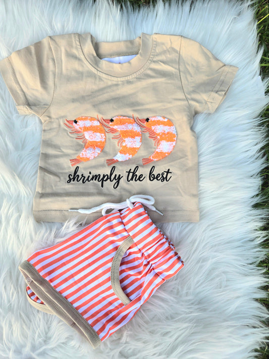 Shrimply the Best SSP exclusive Boy Short Set Collection- Eta August Boyis