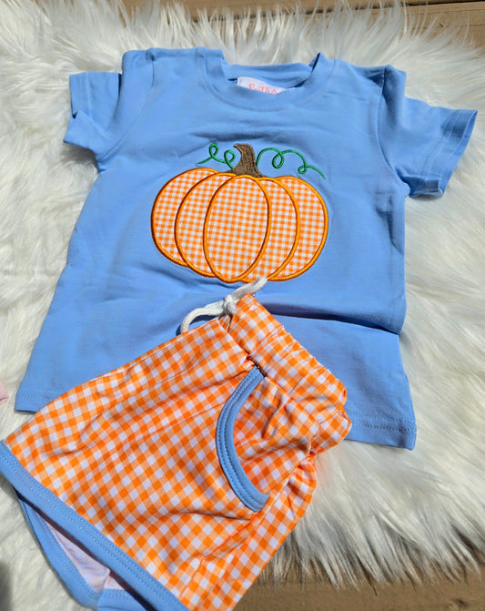 Pumpkin Jumpers Collection - Boy Shorts Set Boyis