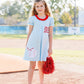 Take Me Out To The Ball Game Pleat Dress Smock Candy