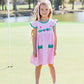 Gone Golfing Ruffle Pocket Dress Smock Candy