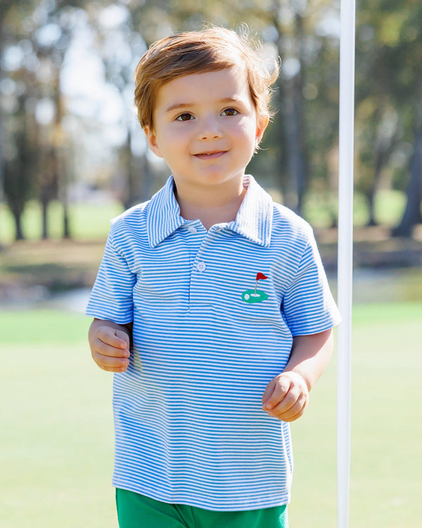 Gone Golfing Polo Smock Candy