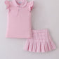 Pink Active Ruffle Skort Set Honeydew