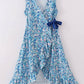 Blue Ocean Regatta Print Mom Dress Honeydew