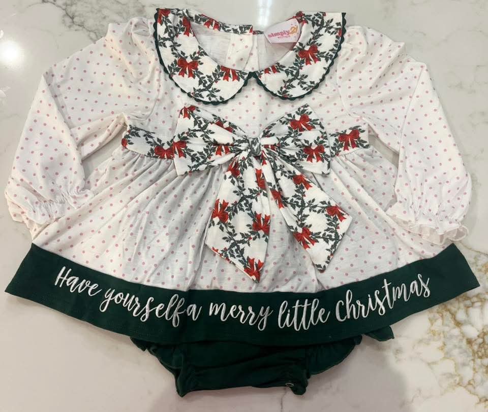 Have Yourself a Merry Little Christmas Romper Simply21