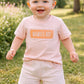Coral Floral Mama's Boy Hand Smocked Boy Short Set - Premium Collection Ambabie