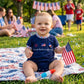 Land of the Free Because of the Brave Boy Bubble Hand French Knot Ambabie