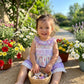 Premium Collection Mama's Bestie Hand Smocked Purple Floral Short Set Ambabie
