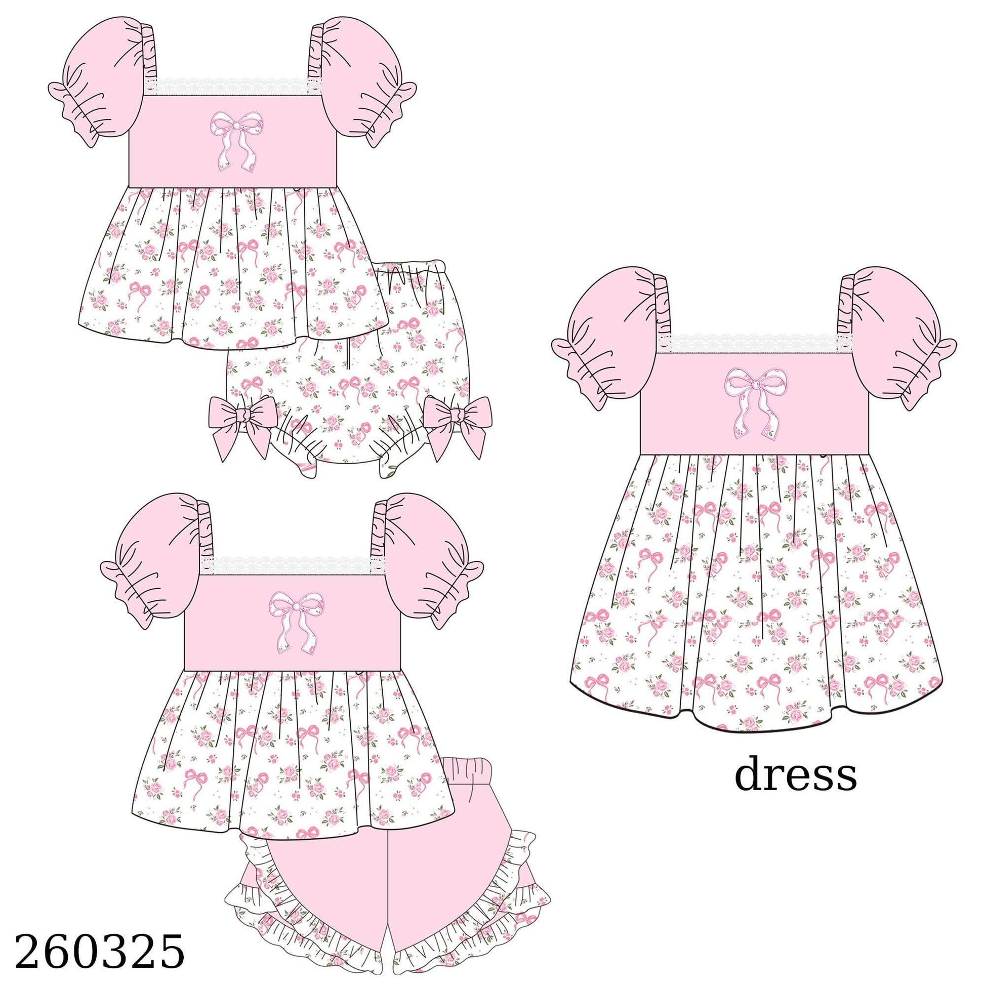 Pink Bow Floral Cottage Collection - eta August Boyis