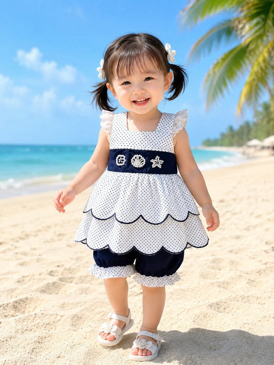 Pearl Sand dollar Premium Bloomer Set Ambabie