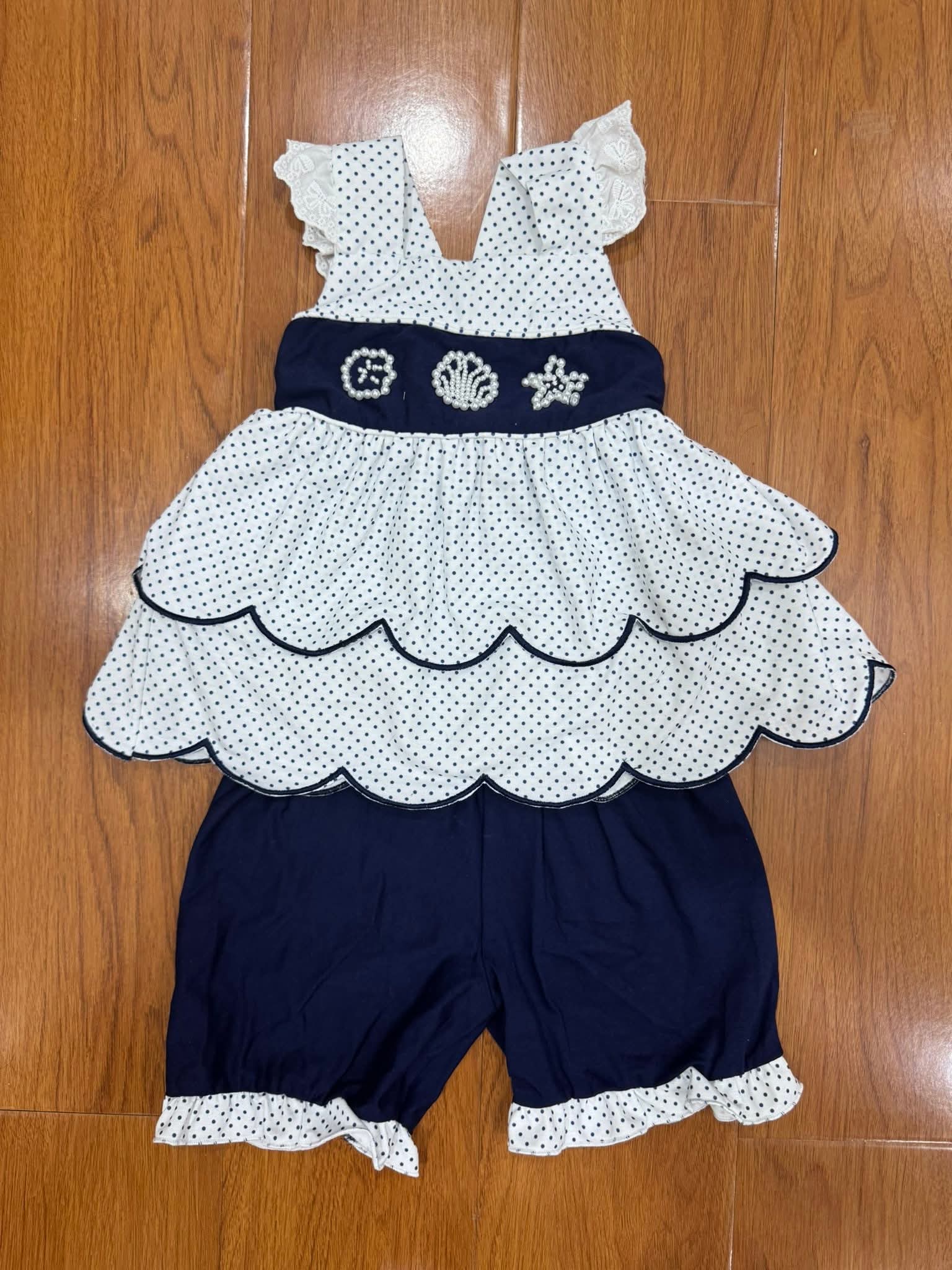 Pearl Sand Dollar Premium Shorts Set Ambabie