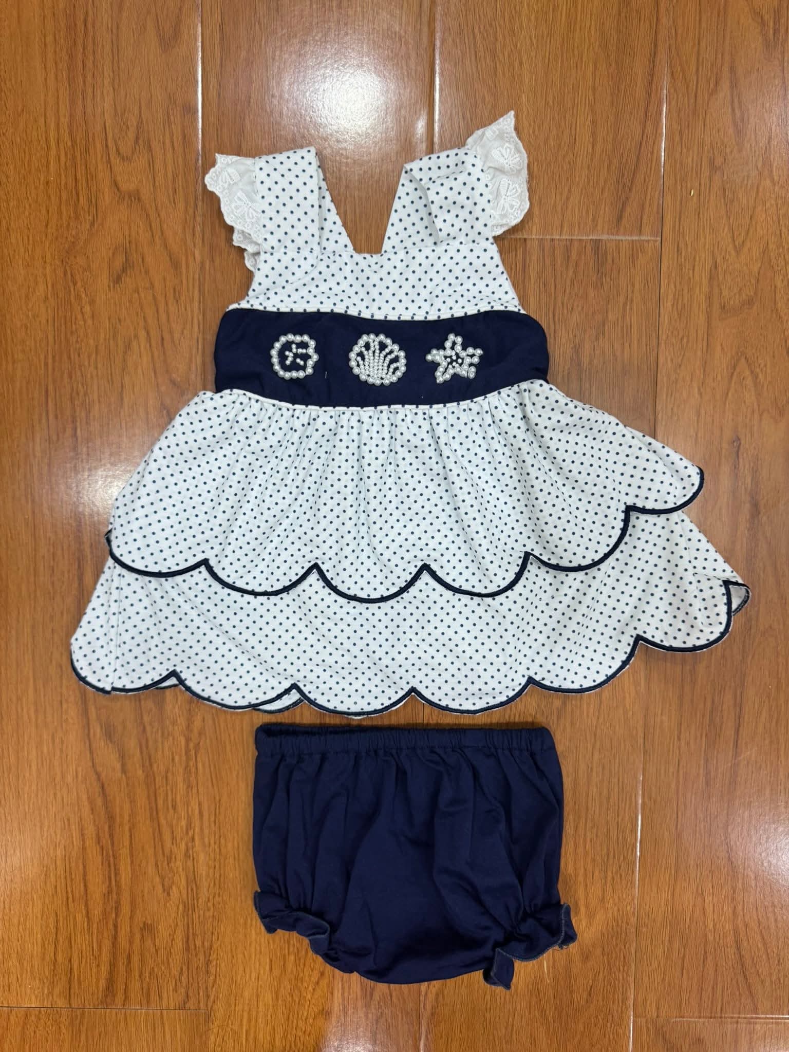 Pearl Sand dollar Premium Bloomer Set Ambabie