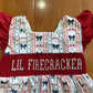 Lil Firecracker Hand Smocked Dress Ambabie