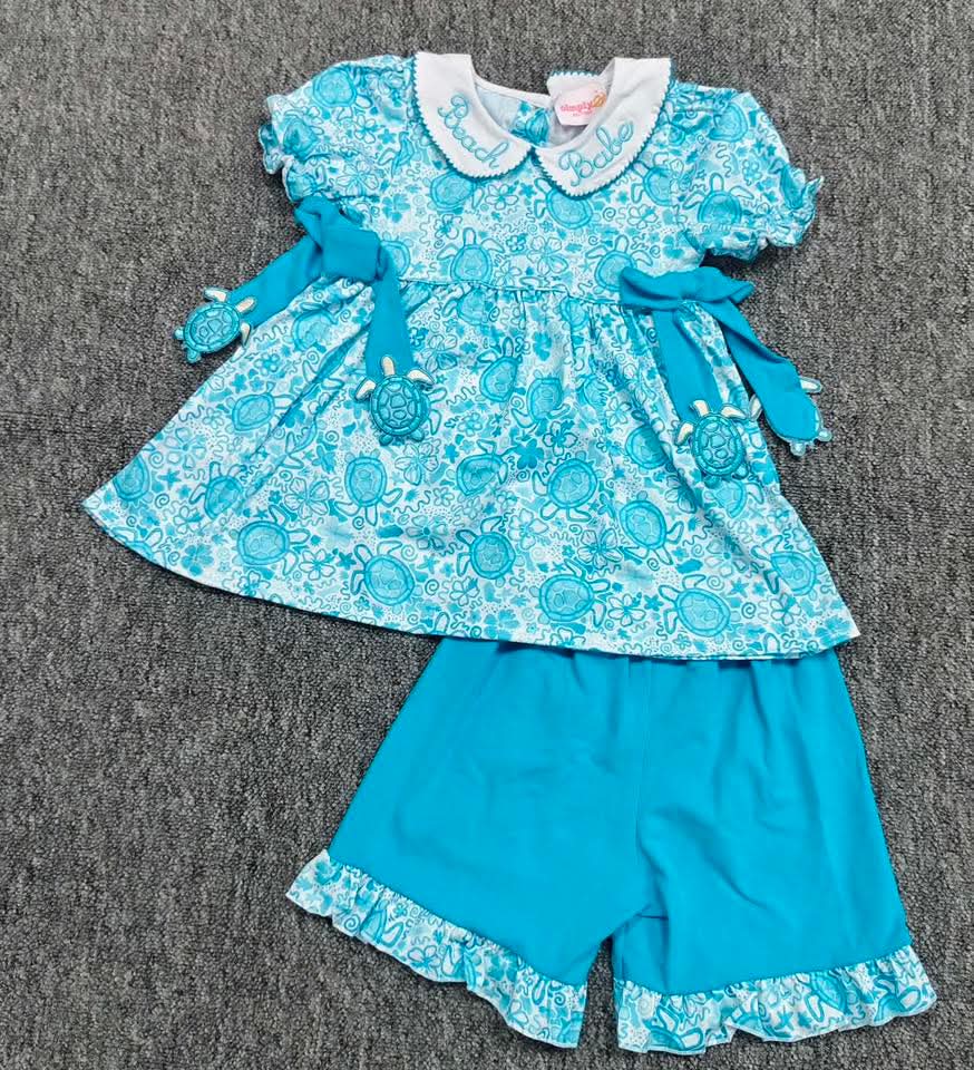 Beach Babe Blue Short Set Simply21