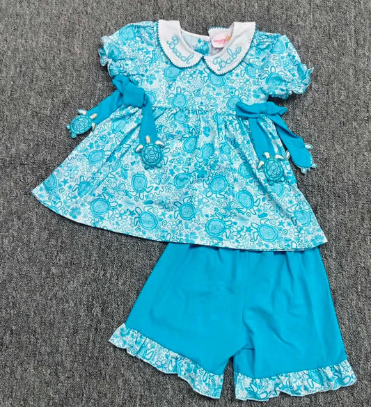 Beach Babe Blue Short Set Simply21